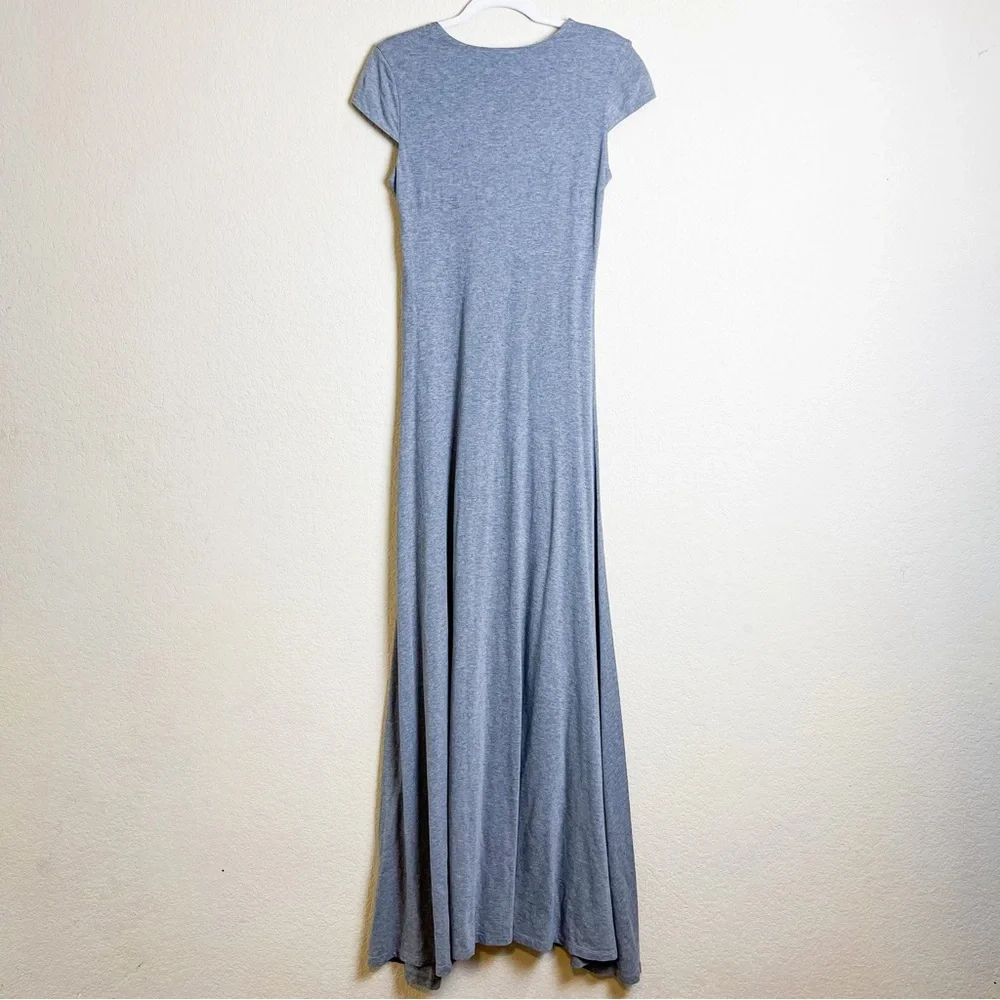 Golden Goose Cotton Maxi Dress Grey Size Medium - Picture 5 of 5